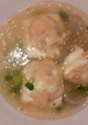 Foto resep Sup udang tahu