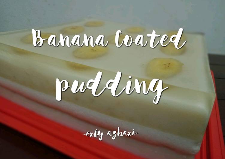 Cara Membuat Banana Coated Pudding yang Nikmat