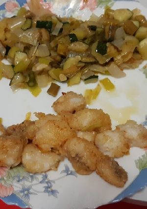 Foto principal de Bocaditos de rape con verduras