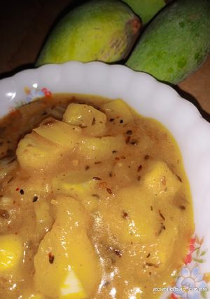 A picture of Kairy ki chutney(salan).
