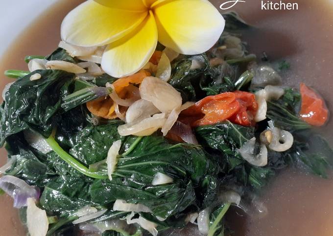 Yuk intip, Cara praktis bikin Tumis Daun Ubi Jalar yang spesial