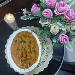 A picture of Paneer tikka masala.