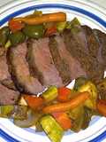 Rosbif con vegetales