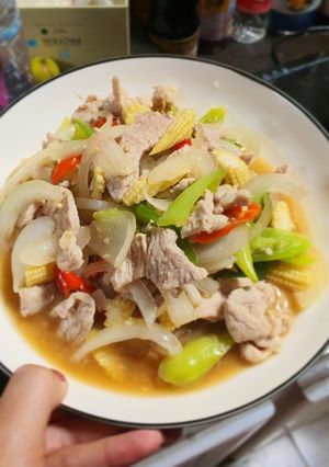 รูปของ หมูผัดพริกหยวก