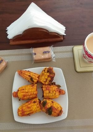 A picture of Sweetcorn Masalla#15 minutes or less cooking contest.