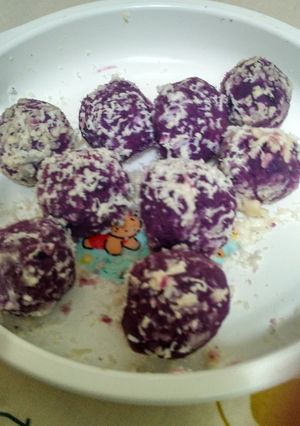 Foto resep Taro cheese balls (mpasi 10mo+)