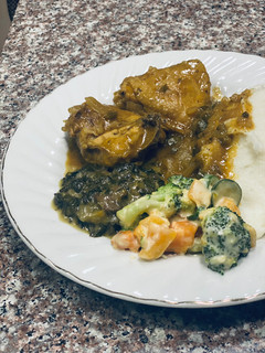 A picture of Indian curry Korma Chicken.