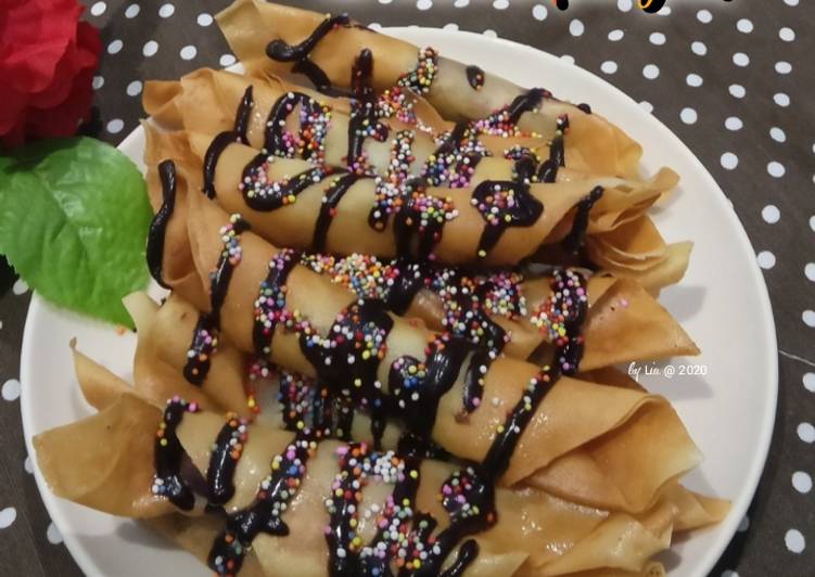 Bagaimana Membuat Ubi Cokelat Springroll yang Bikin Ngiler