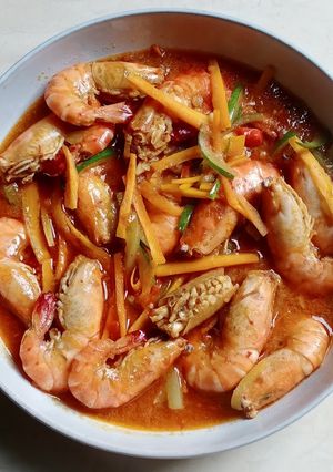 Foto resep Udang Pedas Merah