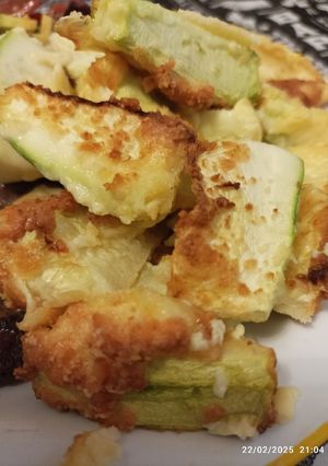 Una foto de Bastoncitos de zucchini con queso