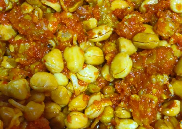 Cara termudah untuk Memasak Di RumahKacang teri medan balado