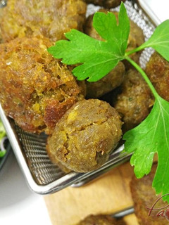 Una foto de Falafel de lentejas 'Apto para personas con diabetes'