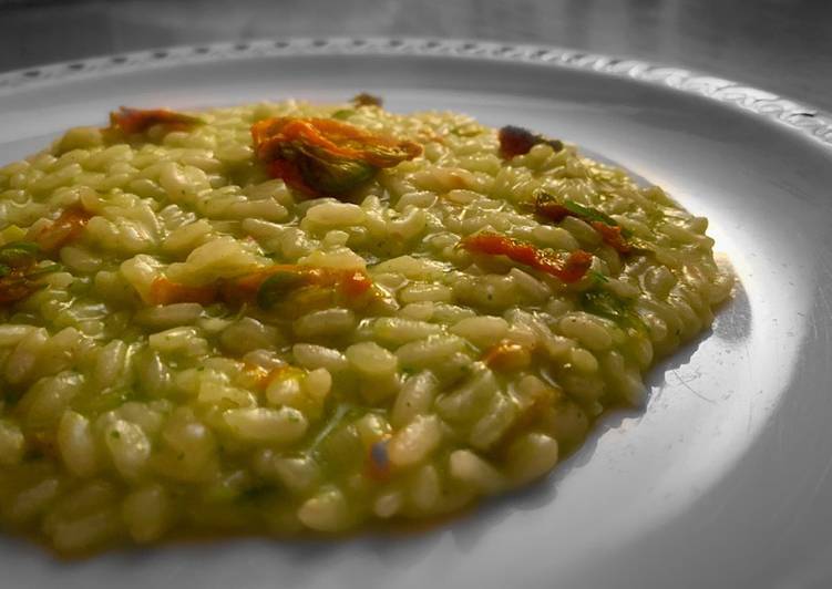 Risotto ai fiori di zucca 🥒🎃