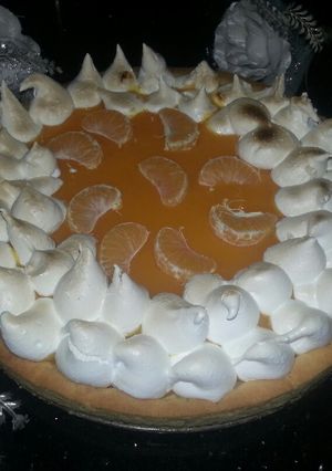 صورة لوصفة طارت خفيف بمكونات بسيطةبذوق البرتقال🍊🍊🍊