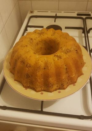 صورة لوصفة الكيكة البسيطة