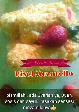 Foto resep Risol Mozarella isi salad sederhana