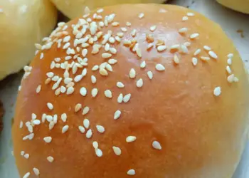 Resep Populer Burger bun eggless Sedap