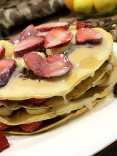 صورة لوصفة بان كيك Pancakes 🥞