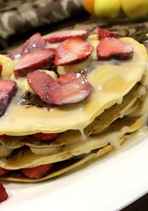 صورة لوصفة بان كيك Pancakes 🥞