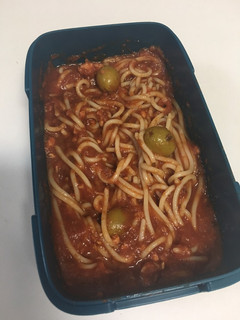 Una foto de Spaghetti a la marinera