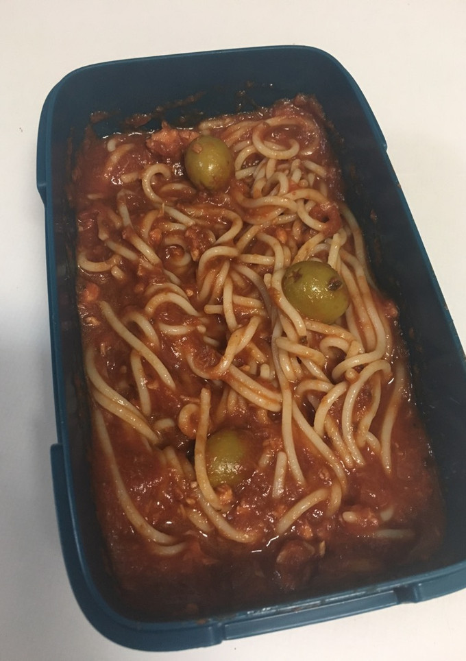 Una foto de Spaghetti a la marinera