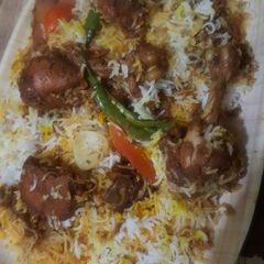 A picture of Resturant Style Biryani.