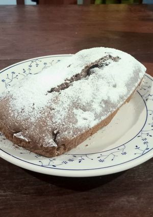 Una foto de Budín de chocolate con nueces