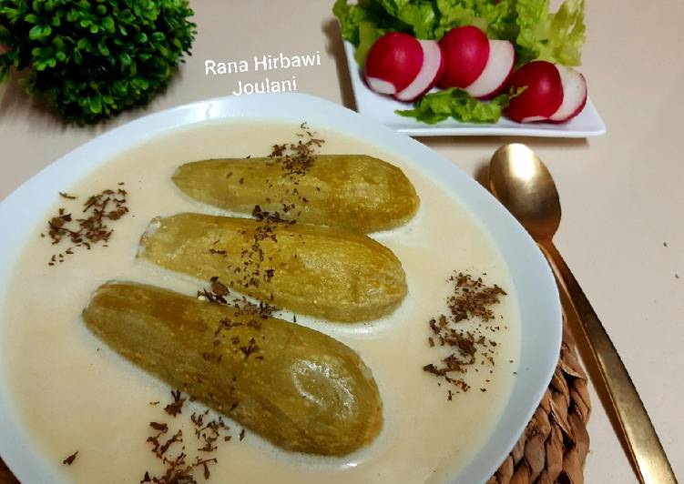 محشي كوسا باللبن
