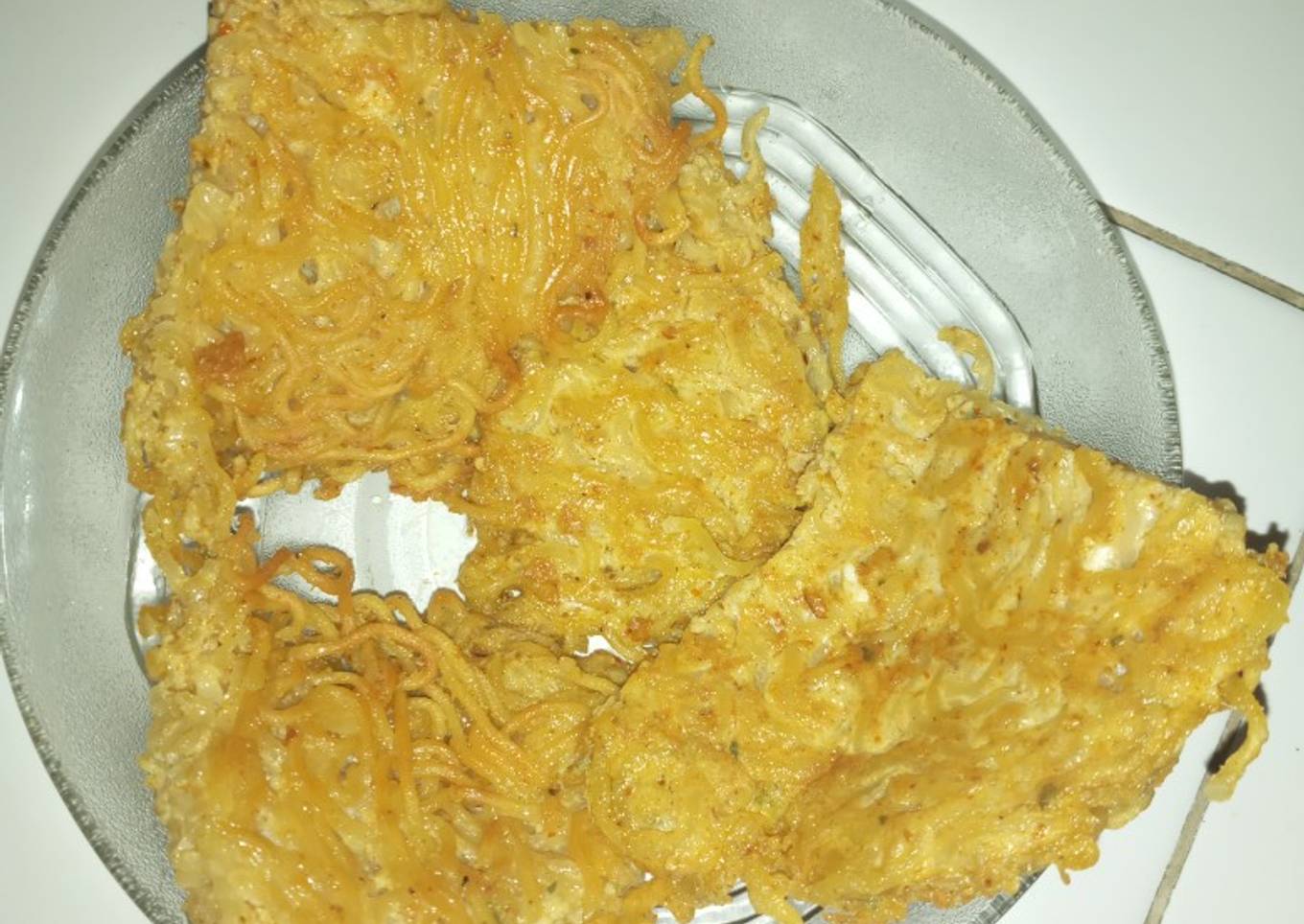 Martabak mie telor pedas