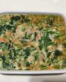 菠菜絞肉蒸蛋（大同電鍋料理）