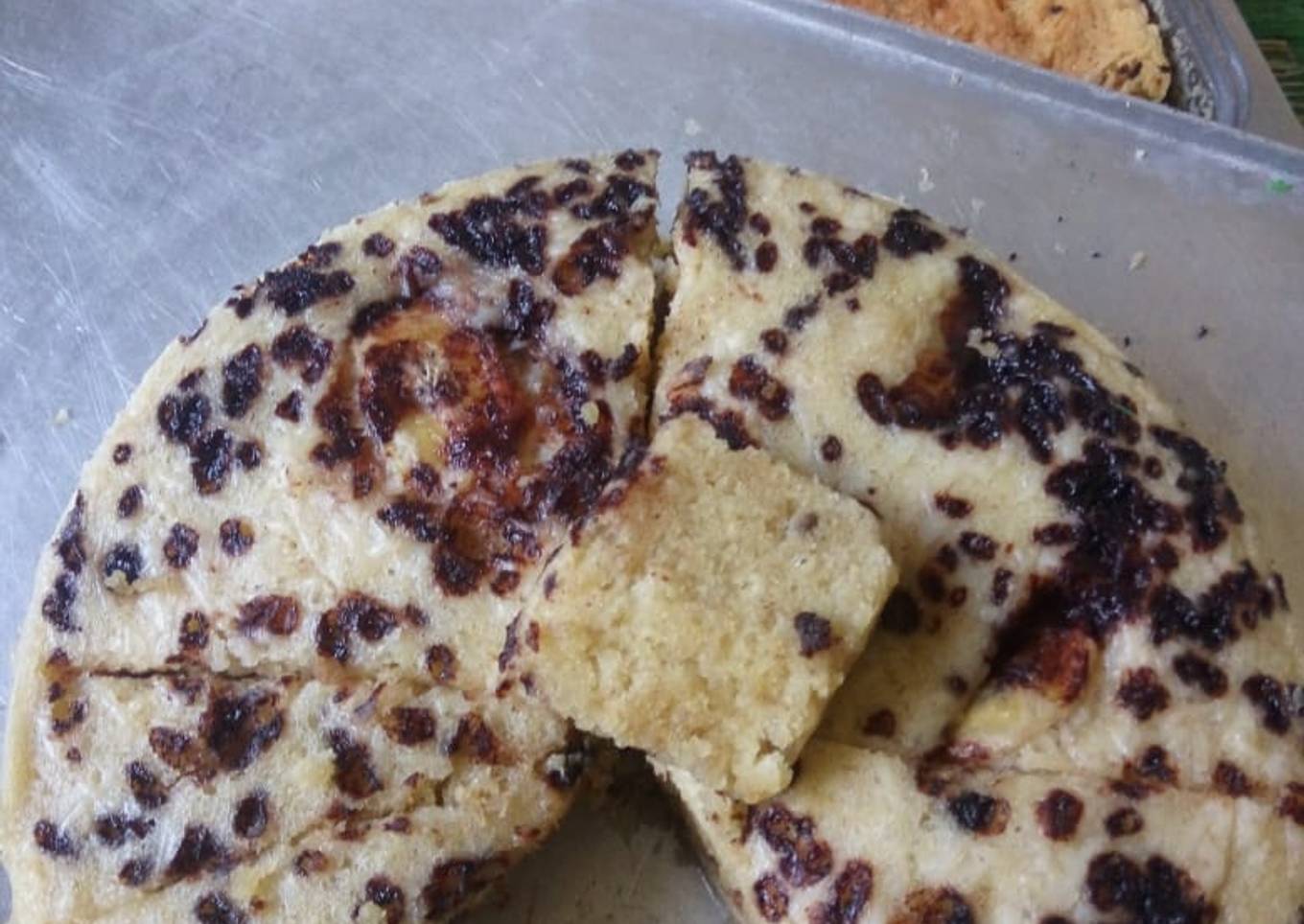 Kue pisang lembut tanpa pengembang