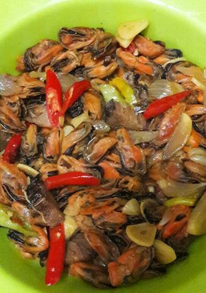 Foto resep Kerang Kupas Saus Tiram