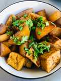 Braised Daikon and Tofu (Vegetarian Eat Clean, 218 kcal)