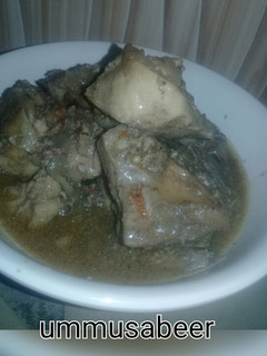 A picture of Chicken pepper soup.