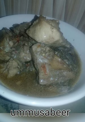 A picture of Chicken pepper soup.