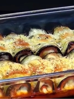Foto principal de Rollitos de berenjena al horno