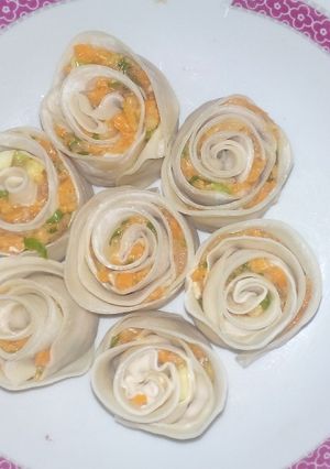 Foto resep Pastel mawar kukus