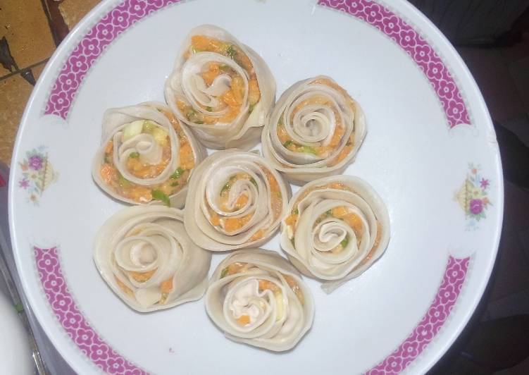 Resep Pastel mawar kukus, Enak