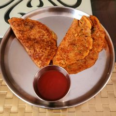 A picture of Soybean chunks dosa.