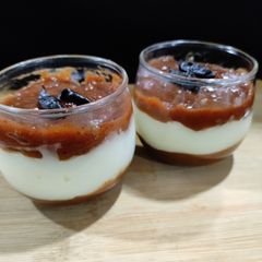 A picture of Grape pudding.