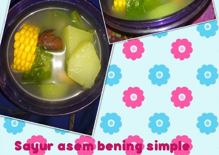 Resep Sayur asem bening simple yang mudah