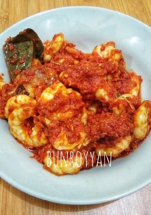 Foto resep Udang balado saos tiram