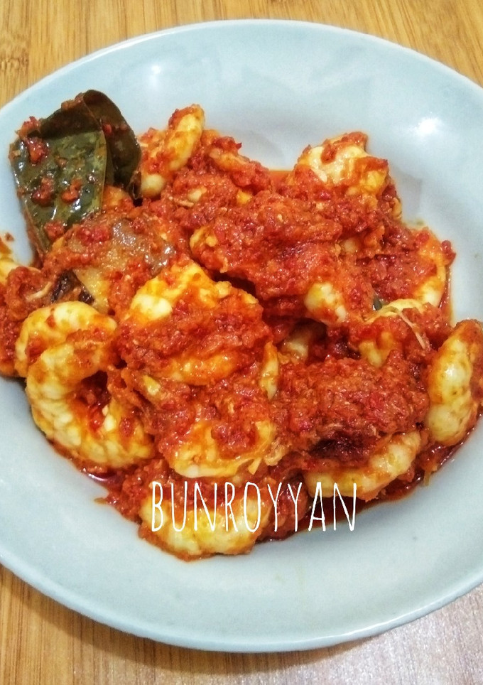 Foto resep Udang balado saos tiram