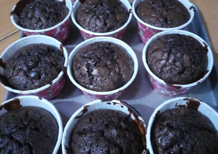 Resep Bruffins Brownies Muffin Ala Endang Jtt Yang Renyah