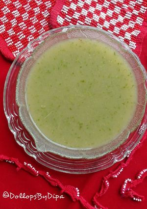 A picture of Drumstick Gourd Soup.