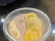 A picture of bread milk pudding