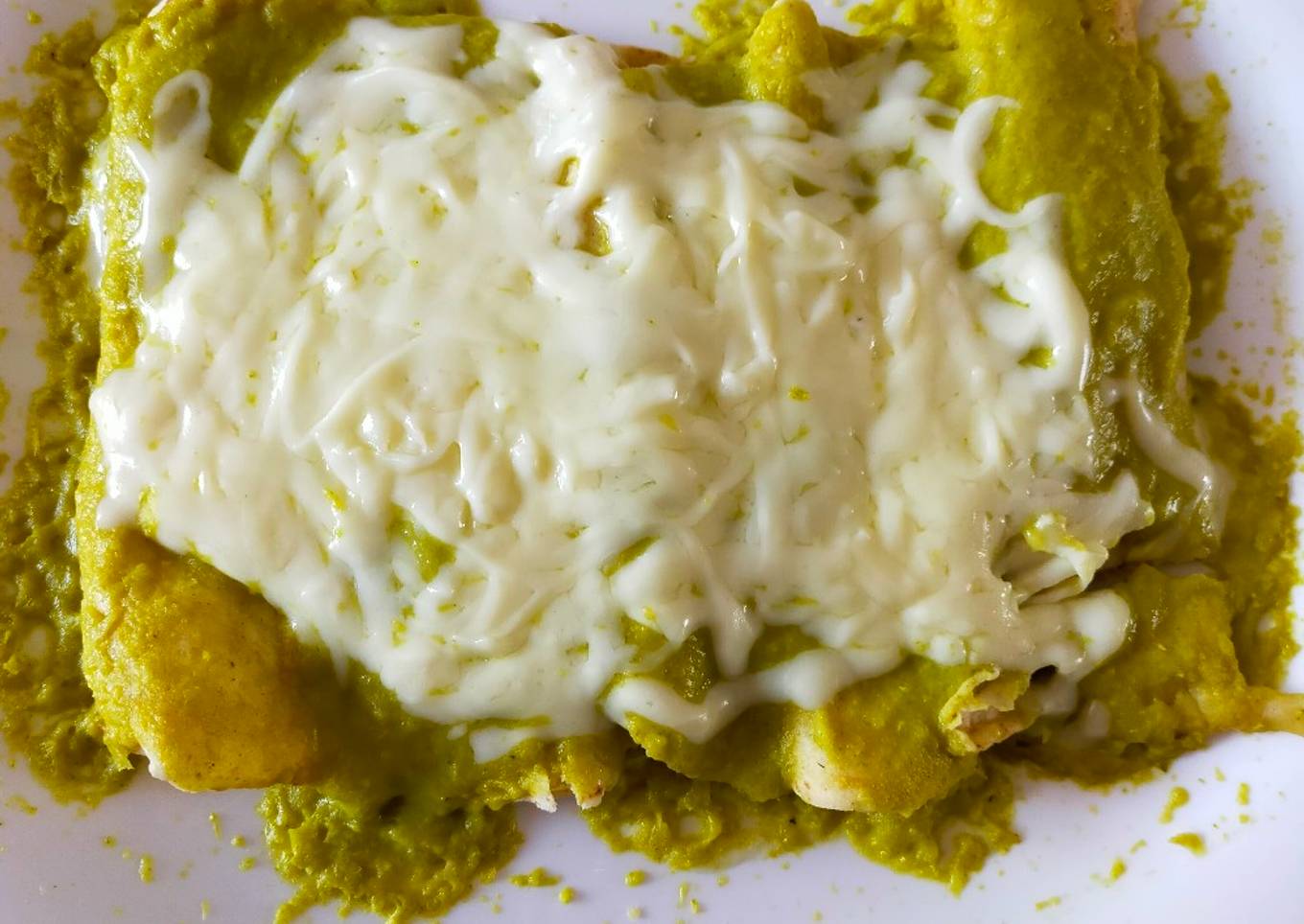 Enchiladas suizas, rĂ¡pidas y deliciosas đŸ˜‹