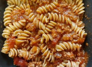Una foto de Salsa de carne para pasta