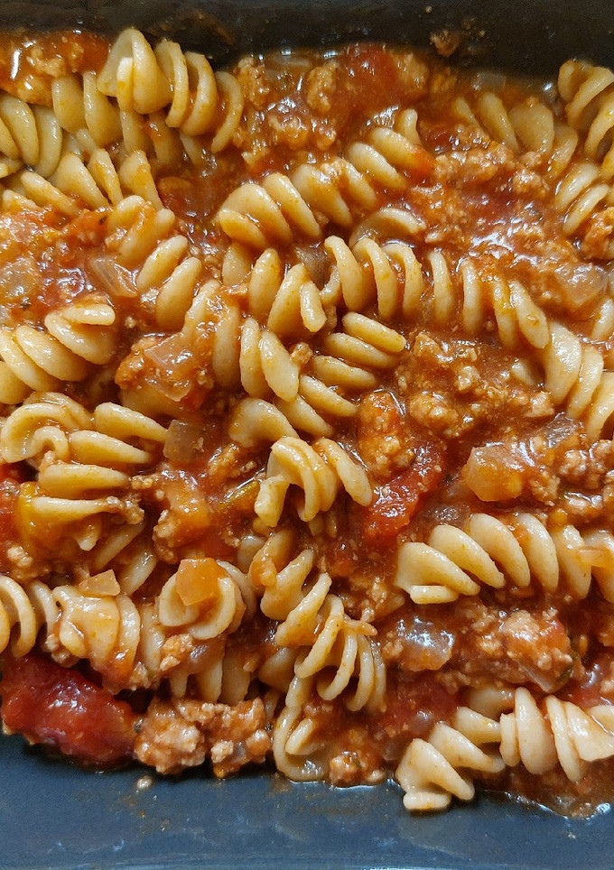 Una foto de Salsa de carne para pasta
