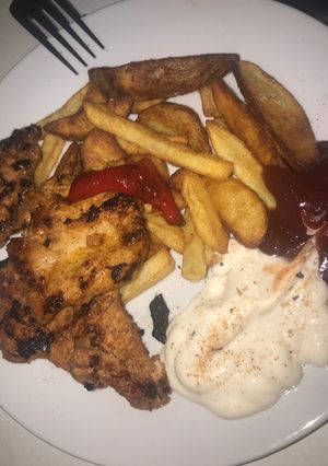 Mustárban pácolt tárcsás hús recept fotója